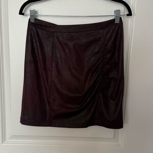 Maroon skirt
